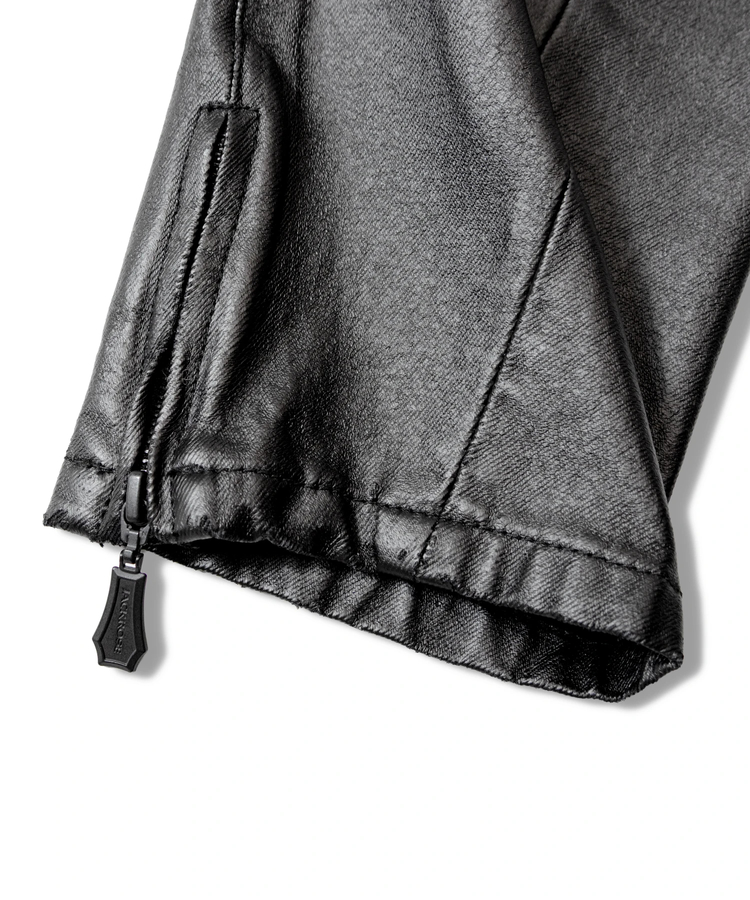 JACKROSE(ジャックローズ) |JACKROSE-Wax denim ZIP skinny pants(MENS)