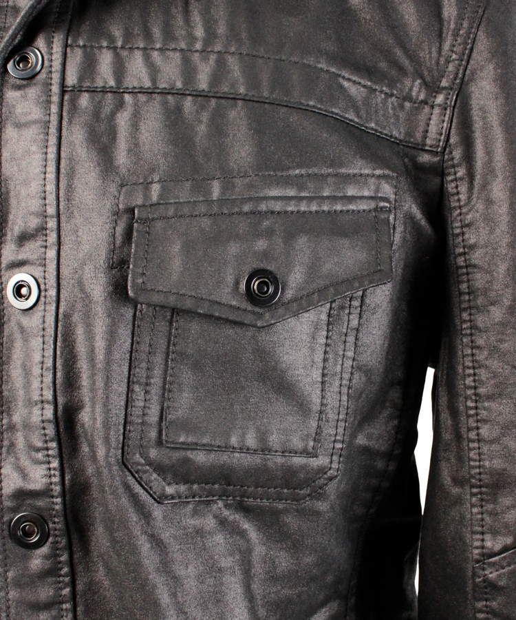 JACKROSE(ジャックローズ) |JACKROSE-Wax Coating Washer Shirt(MENS)