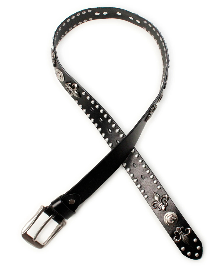 JACKROSE(ジャックローズ) |JACKROSE-40mm牛革 スタッズベルト
