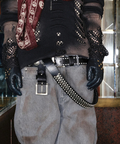 JACKROSE(ジャックローズ) |JACKROSE-40mm牛革 スタッズベルト