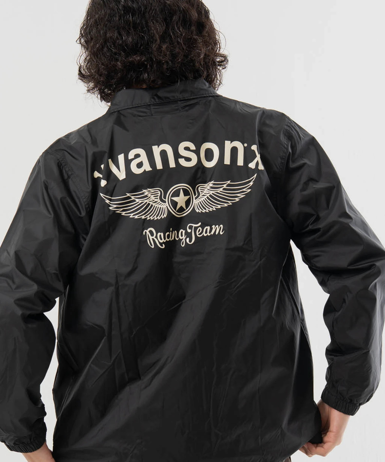 vanson/バンソン ロゴ・ナイロン コーチJKT(MENS)｜ファッション通販