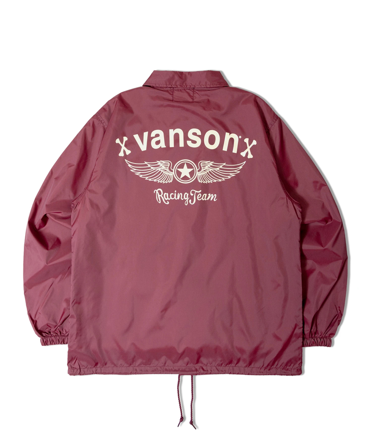 vanson/バンソン ロゴ・ナイロン コーチJKT(MENS)｜ファッション通販