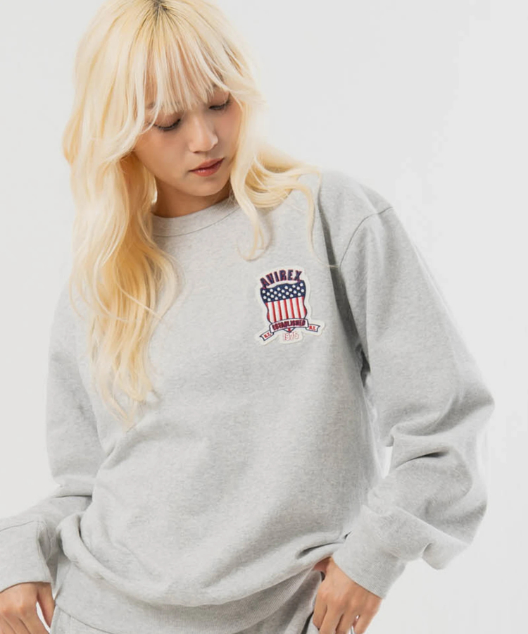 JACKROSE(ジャックローズ) |AVIREX/アヴィレックス SIGNATURE VARSITY LOGO SWEAT(MENS)