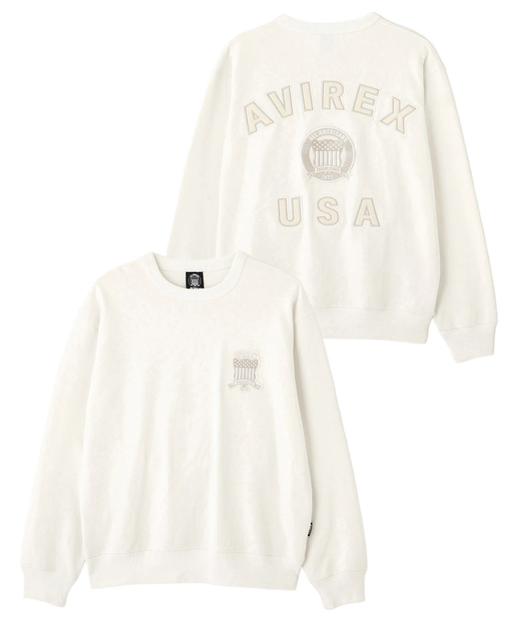 JACKROSE(ジャックローズ) |AVIREX/アヴィレックス SIGNATURE VARSITY LOGO SWEAT(MENS)