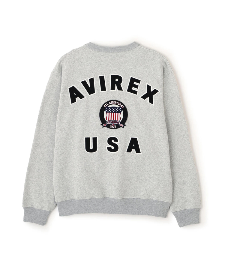 JACKROSE(ジャックローズ) |AVIREX/アヴィレックス SIGNATURE VARSITY LOGO SWEAT(MENS)
