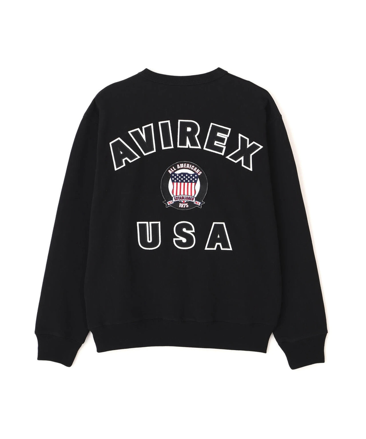 JACKROSE(ジャックローズ) |AVIREX/アヴィレックス SIGNATURE VARSITY LOGO SWEAT(MENS)