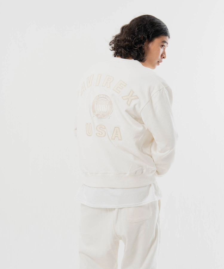 JACKROSE(ジャックローズ) |AVIREX/アヴィレックス SIGNATURE VARSITY LOGO SWEAT(MENS)