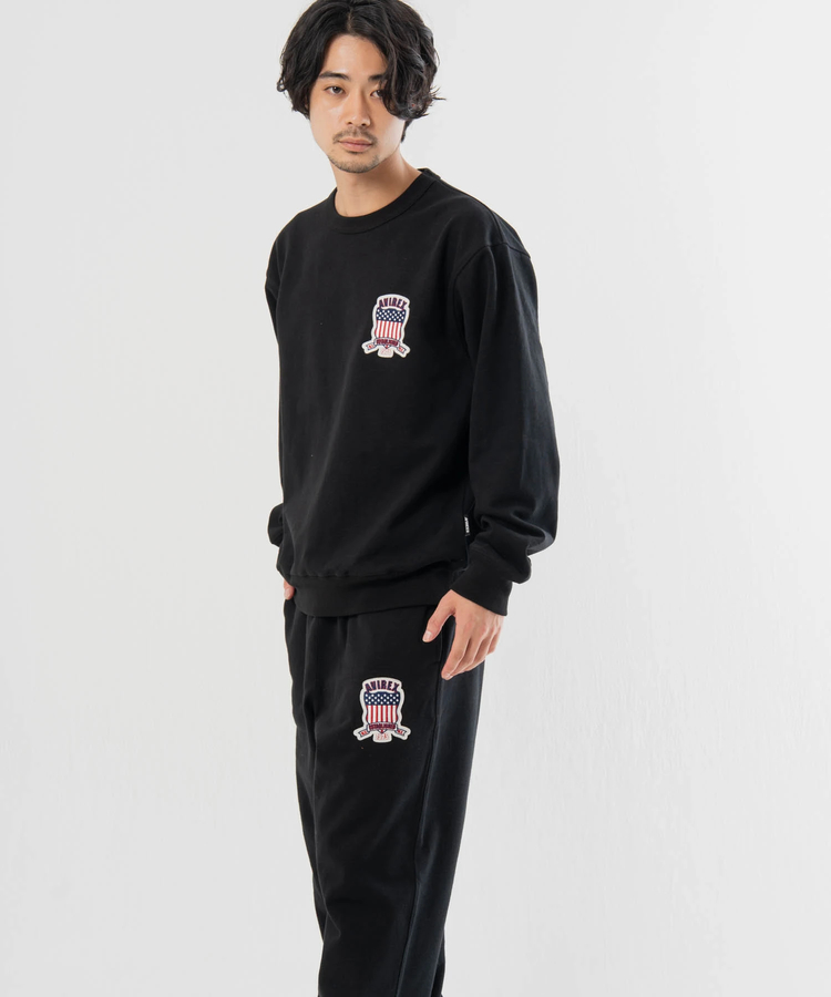 JACKROSE(ジャックローズ) |AVIREX/アヴィレックス SIGNATURE VARSITY LOGO SWEAT(MENS)