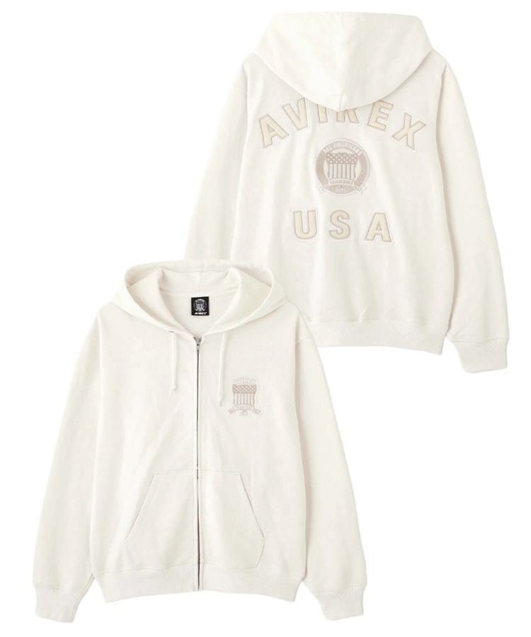 JACKROSE(ジャックローズ) |AVIREX/アヴィレックス SIGNATURE VARSITY LOGO ZIP PZRKA(MENS)