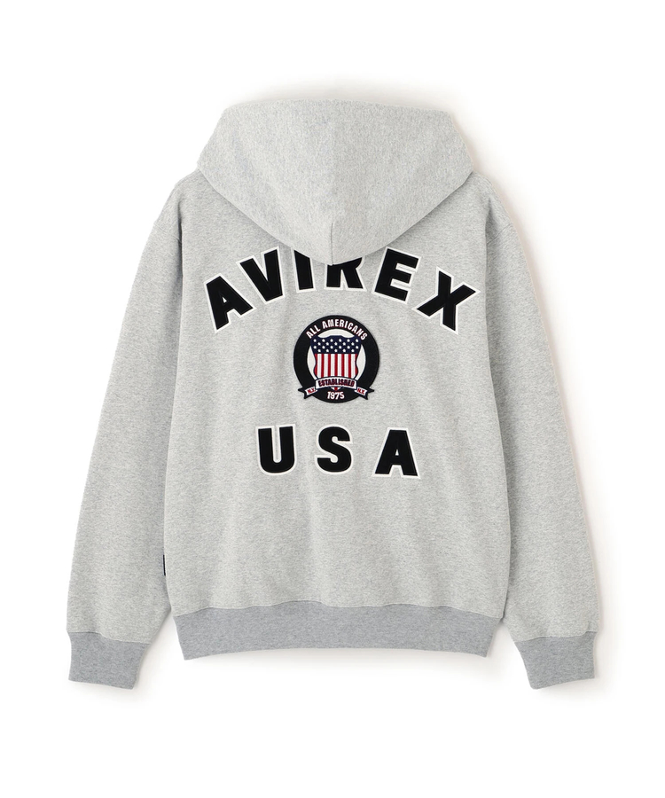 JACKROSE(ジャックローズ) |AVIREX/アヴィレックス SIGNATURE VARSITY LOGO ZIP PZRKA(MENS)