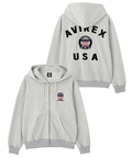 JACKROSE(ジャックローズ) |AVIREX/アヴィレックス SIGNATURE VARSITY LOGO ZIP PZRKA(MENS)