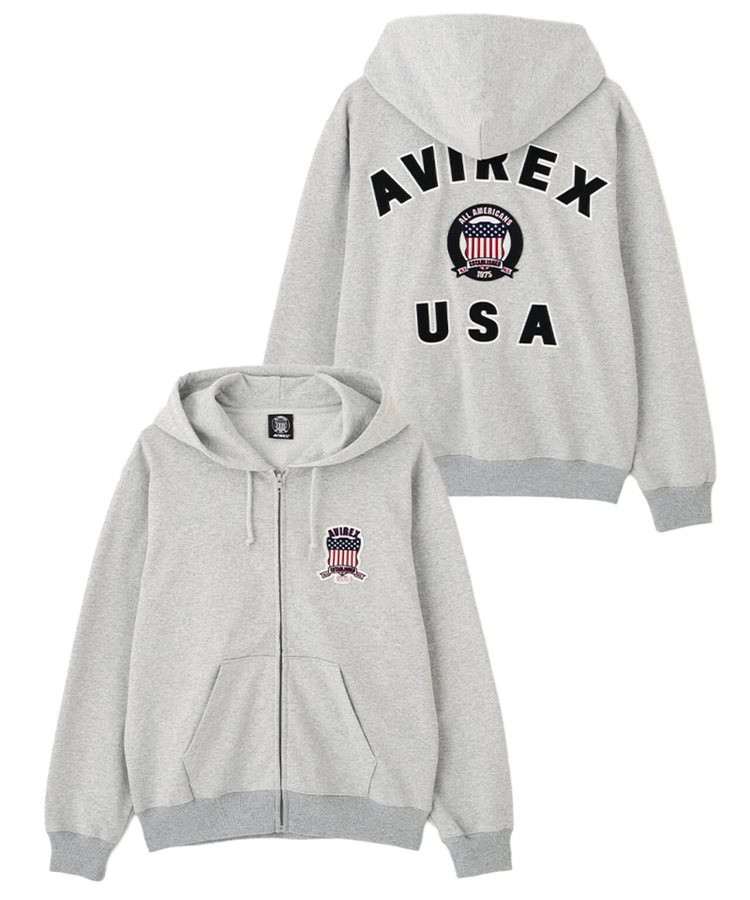 JACKROSE(ジャックローズ) |AVIREX/アヴィレックス SIGNATURE VARSITY LOGO ZIP PZRKA(MENS)