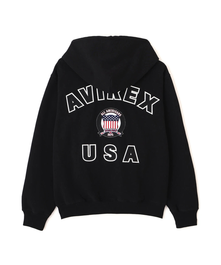 JACKROSE(ジャックローズ) |AVIREX/アヴィレックス SIGNATURE VARSITY LOGO ZIP PZRKA(MENS)