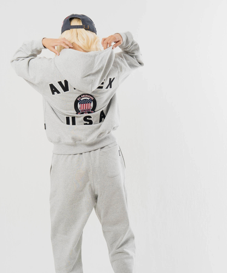 JACKROSE(ジャックローズ) |AVIREX/アヴィレックス SIGNATURE VARSITY LOGO ZIP PZRKA(MENS)