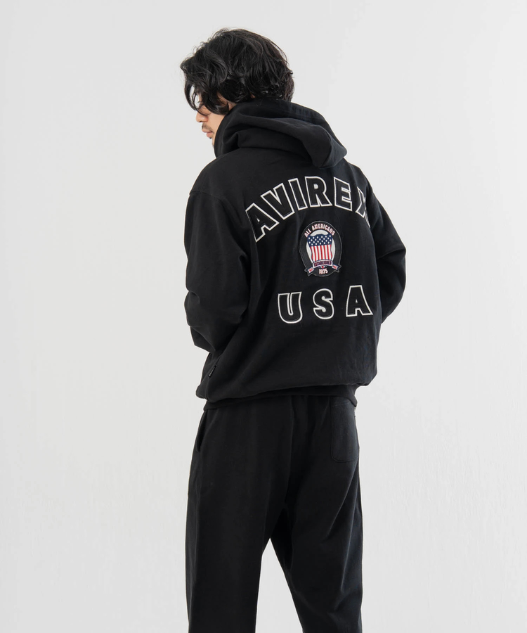 JACKROSE(ジャックローズ) |AVIREX/アヴィレックス SIGNATURE VARSITY LOGO ZIP PZRKA(MENS)