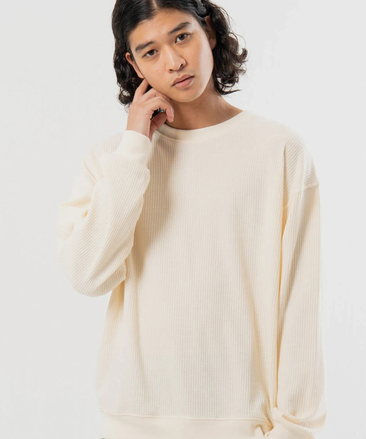 JACKROSE(ジャックローズ) |SEABEES/シービーズ TCワッフル クルーネック・LSTEE(MENS)
