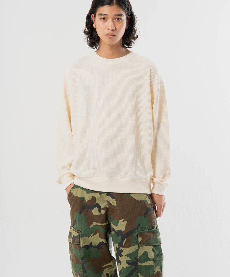 JACKROSE(ジャックローズ) |SEABEES/シービーズ TCワッフル クルーネック・LSTEE(MENS)