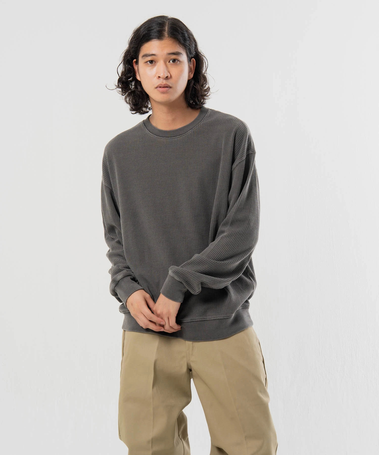 JACKROSE(ジャックローズ) |SEABEES/シービーズ TCワッフル クルーネック・LSTEE(MENS)