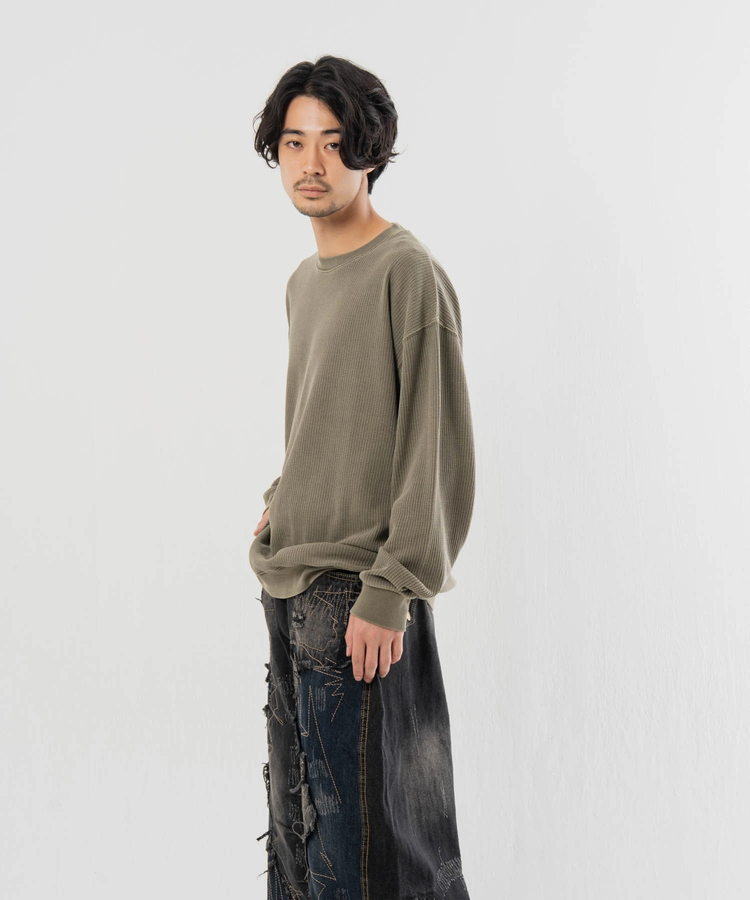 JACKROSE(ジャックローズ) |SEABEES/シービーズ TCワッフル クルーネック・LSTEE(MENS)