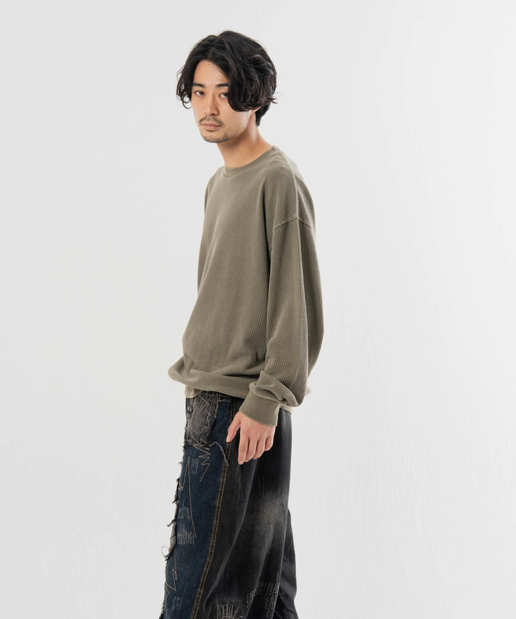 JACKROSE(ジャックローズ) |SEABEES/シービーズ TCワッフル クルーネック・LSTEE(MENS)