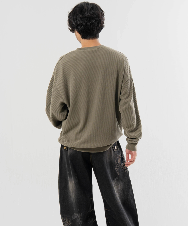 JACKROSE(ジャックローズ) |SEABEES/シービーズ TCワッフル クルーネック・LSTEE(MENS)