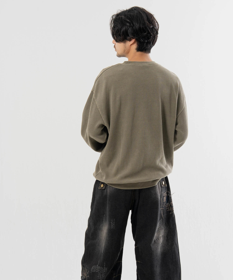 JACKROSE(ジャックローズ) |SEABEES/シービーズ TCワッフル クルーネック・LSTEE(MENS)