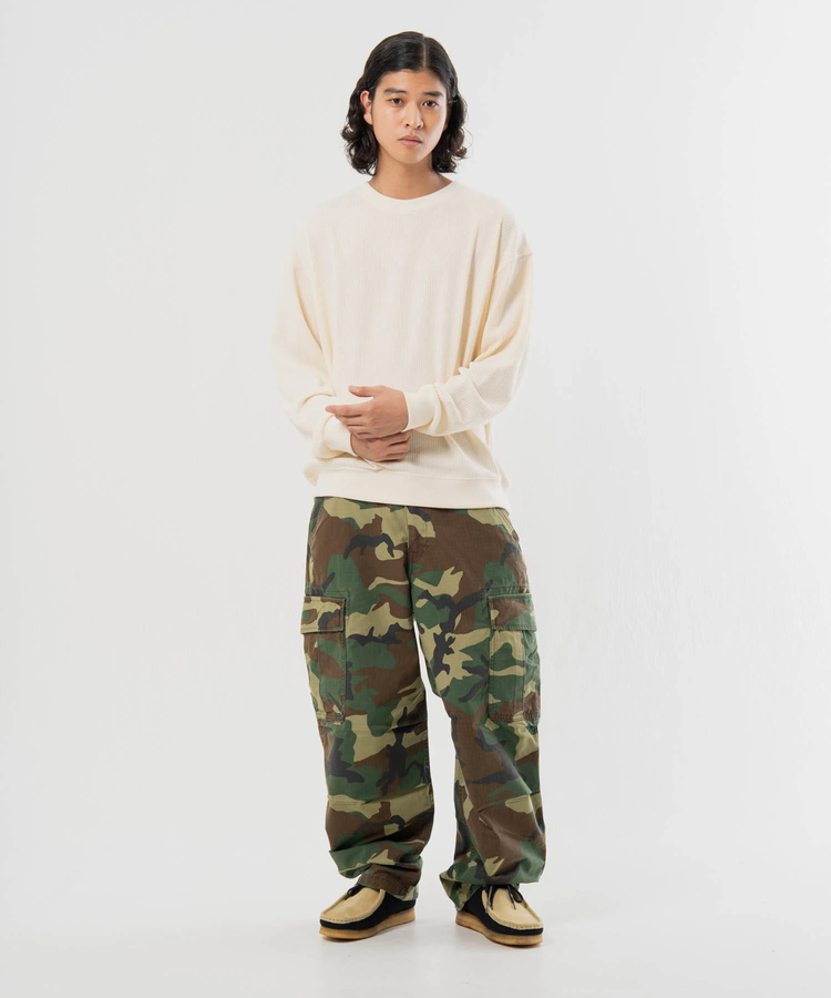JACKROSE(ジャックローズ) |SEABEES/シービーズ TCワッフル クルーネック・LSTEE(MENS)