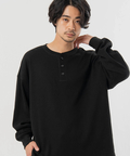 JACKROSE(ジャックローズ) |SEABEES/シービーズ TCワッフル ヘンリーネック・LSTEE(MENS)