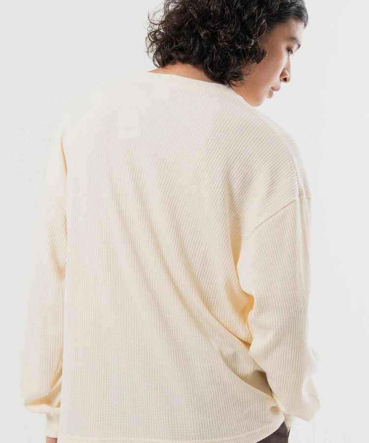 JACKROSE(ジャックローズ) |SEABEES/シービーズ TCワッフル ヘンリーネック・LSTEE(MENS)