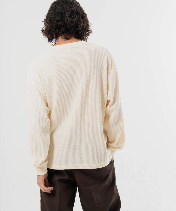JACKROSE(ジャックローズ) |SEABEES/シービーズ TCワッフル ヘンリーネック・LSTEE(MENS)