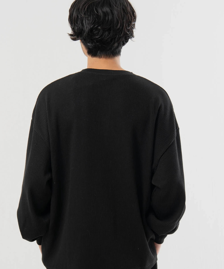 JACKROSE(ジャックローズ) |SEABEES/シービーズ TCワッフル ヘンリーネック・LSTEE(MENS)