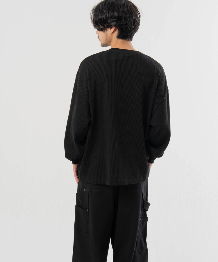 JACKROSE(ジャックローズ) |SEABEES/シービーズ TCワッフル ヘンリーネック・LSTEE(MENS)