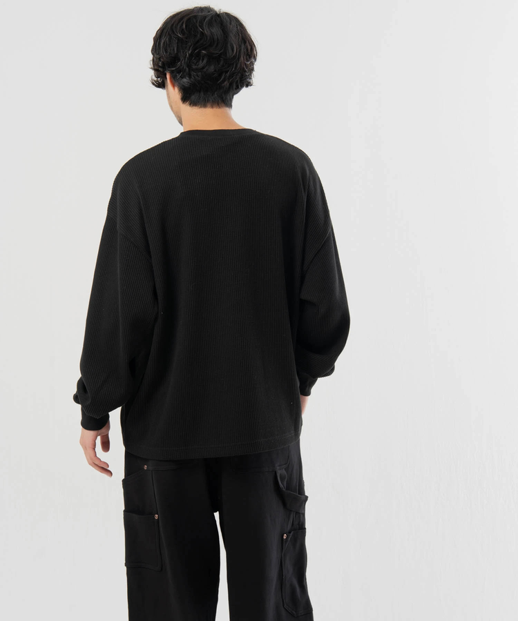 JACKROSE(ジャックローズ) |SEABEES/シービーズ TCワッフル ヘンリーネック・LSTEE(MENS)