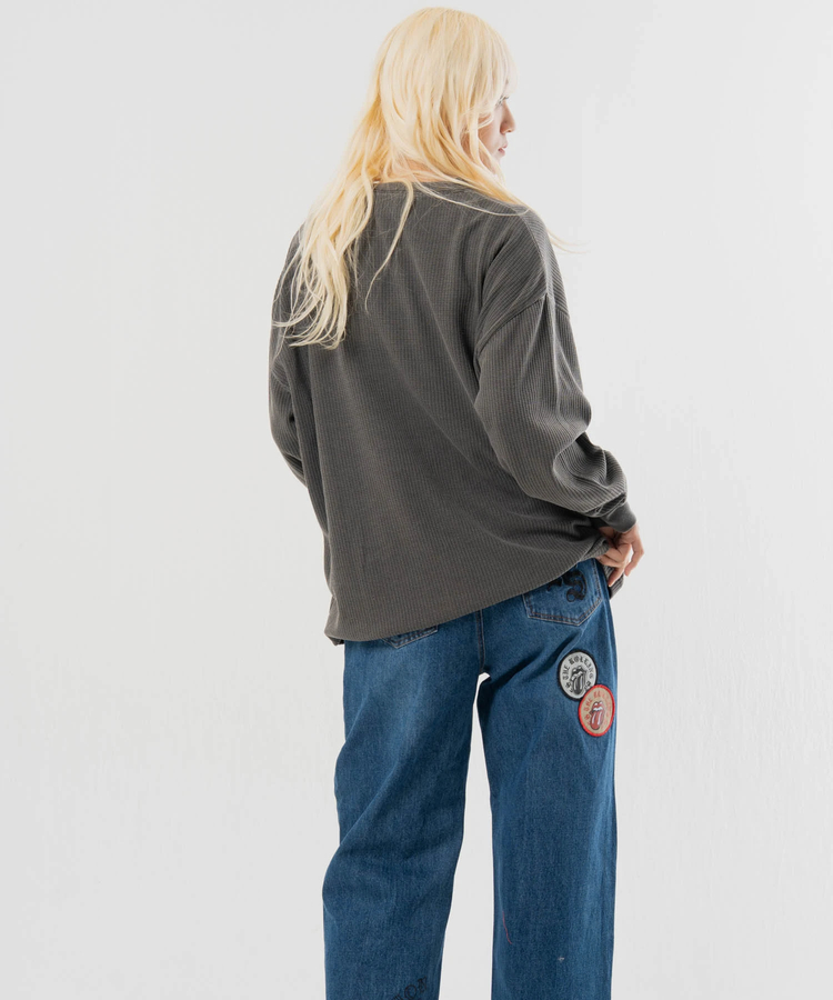 JACKROSE(ジャックローズ) |SEABEES/シービーズ TCワッフル ヘンリーネック・LSTEE(MENS)