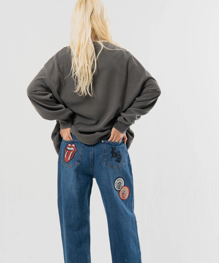 JACKROSE(ジャックローズ) |SEABEES/シービーズ TCワッフル ヘンリーネック・LSTEE(MENS)