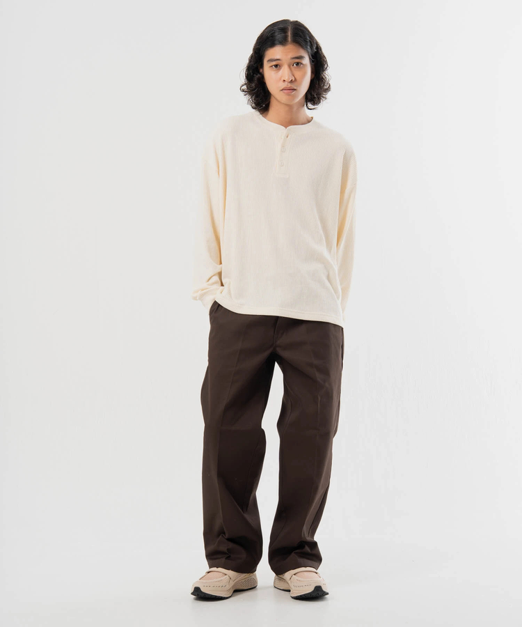 JACKROSE(ジャックローズ) |SEABEES/シービーズ TCワッフル ヘンリーネック・LSTEE(MENS)