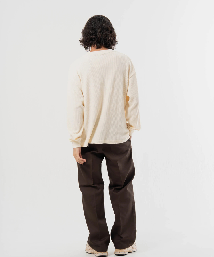JACKROSE(ジャックローズ) |SEABEES/シービーズ TCワッフル ヘンリーネック・LSTEE(MENS)