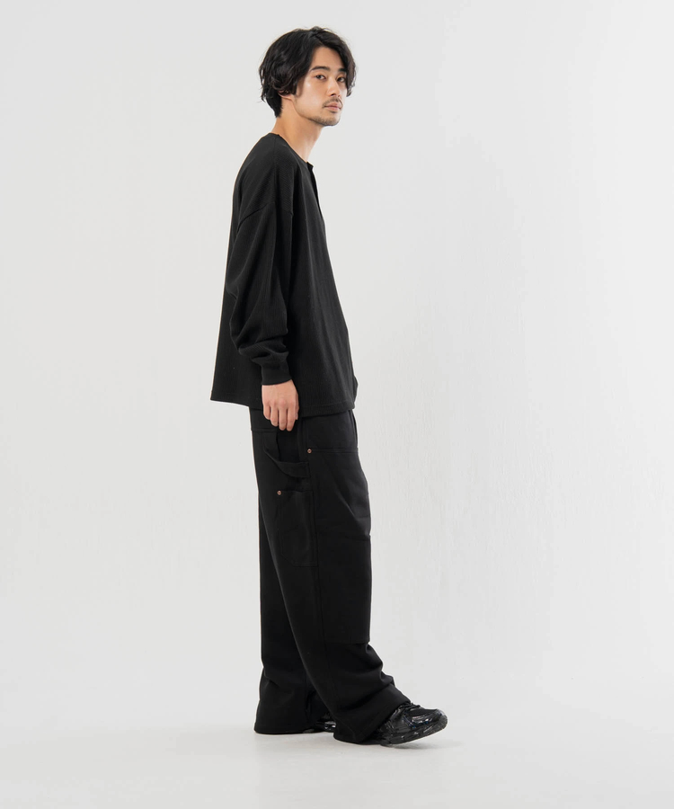 JACKROSE(ジャックローズ) |SEABEES/シービーズ TCワッフル ヘンリーネック・LSTEE(MENS)