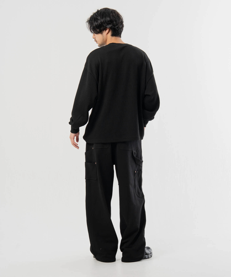 JACKROSE(ジャックローズ) |SEABEES/シービーズ TCワッフル ヘンリーネック・LSTEE(MENS)
