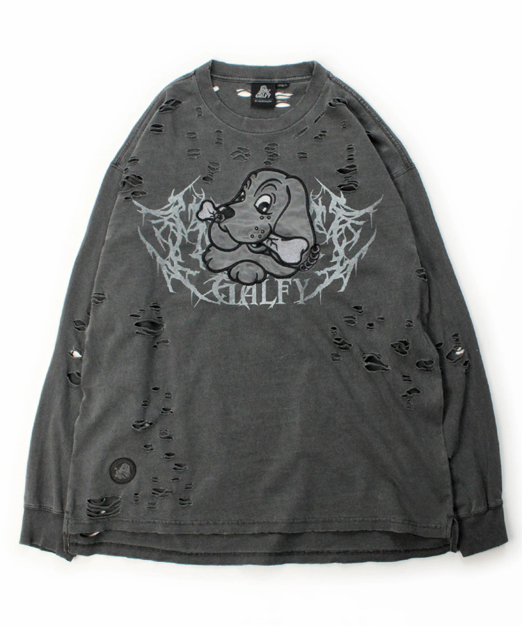 JACKROSE(ジャックローズ) |GALFY/ガルフィー 犬ダメージロンTee(MENS)