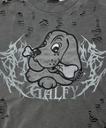 JACKROSE(ジャックローズ) |GALFY/ガルフィー 犬ダメージロンTee(MENS)