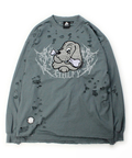 JACKROSE(ジャックローズ) |GALFY/ガルフィー 犬ダメージロンTee(MENS)