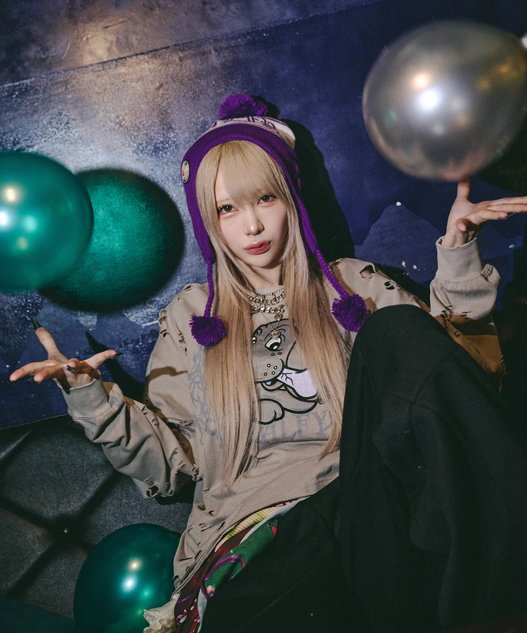 JACKROSE(ジャックローズ) |GALFY/ガルフィー 犬ダメージロンTee(MENS)