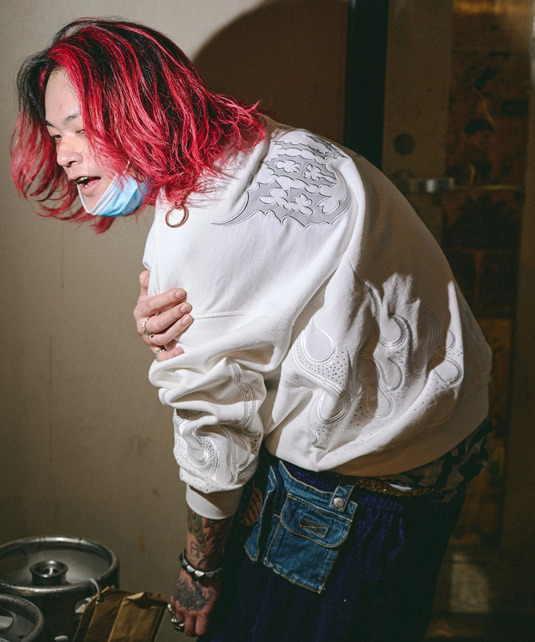 JACKROSE(ジャックローズ) |GALFY/ガルフィー 二代目ファイヤーピカピカスウェット(MENS)