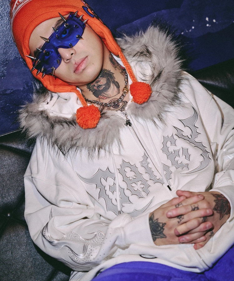 GALFY/ガルフィー 二代目ファイヤーピカピカZIPパーカー(MENS