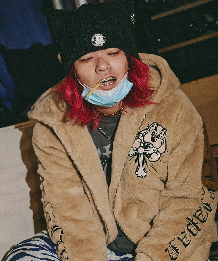 GALFY/ガルフィー おしゃぶりヤリラファーブルゾン(MENS