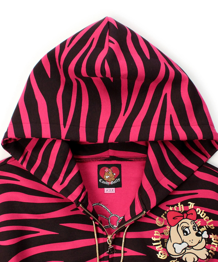 JACKROSE(ジャックローズ) |GALFY/ガルフィー 治安悪ゼブラパーカー(WOMENS)