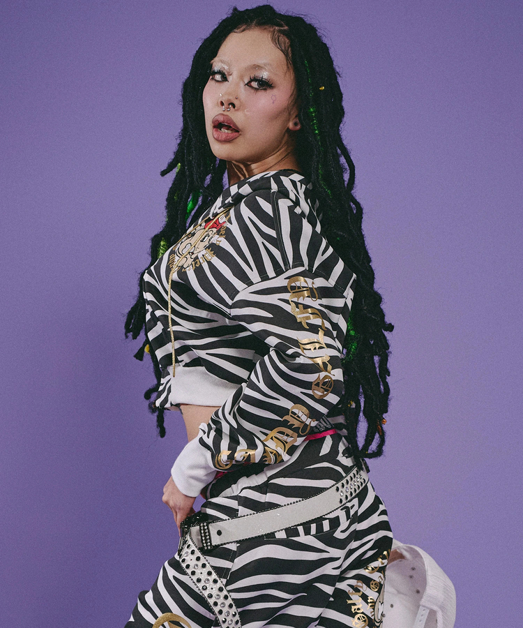 JACKROSE(ジャックローズ) |GALFY/ガルフィー 治安悪ゼブラパーカー(WOMENS)
