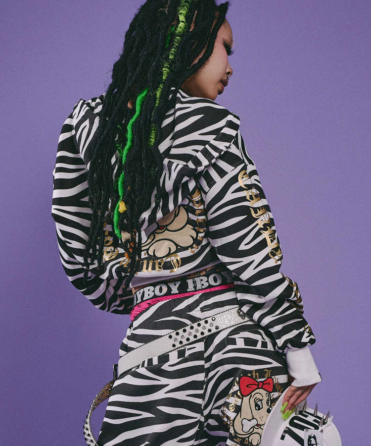 JACKROSE(ジャックローズ) |GALFY/ガルフィー 治安悪ゼブラパーカー(WOMENS)