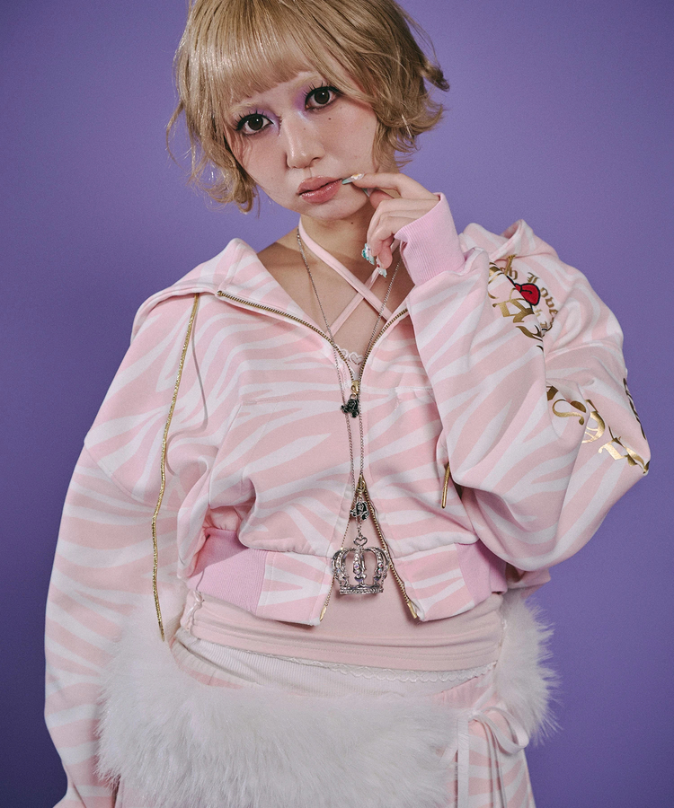 JACKROSE(ジャックローズ) |GALFY/ガルフィー 治安悪ゼブラパーカー(WOMENS)